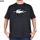 �礭�������� ��� Lacoste �饳���� ���롼�ͥå� Ⱦµ�ԥ���� �֥�å� �� �ͥ��ӡ� �� ���꡼�� CLASSIC FIT XXL XXXL XXXXL