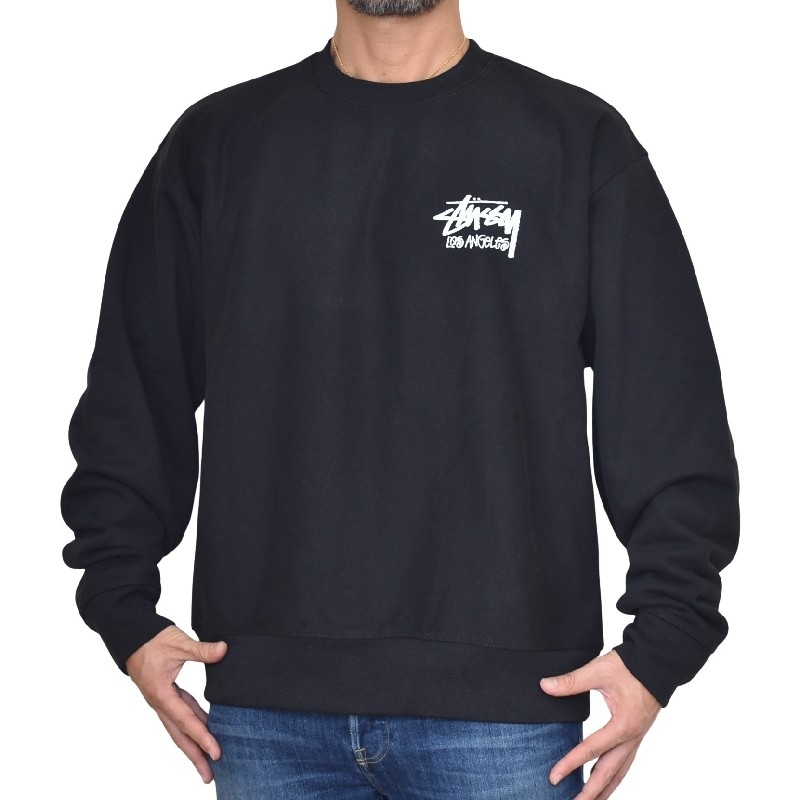 �礭����������� STUSSY ���ƥ塼���� ���롼�ͥå� �������åȥ���� LA���� �����󥼥륹 Los Angeles XL XXL