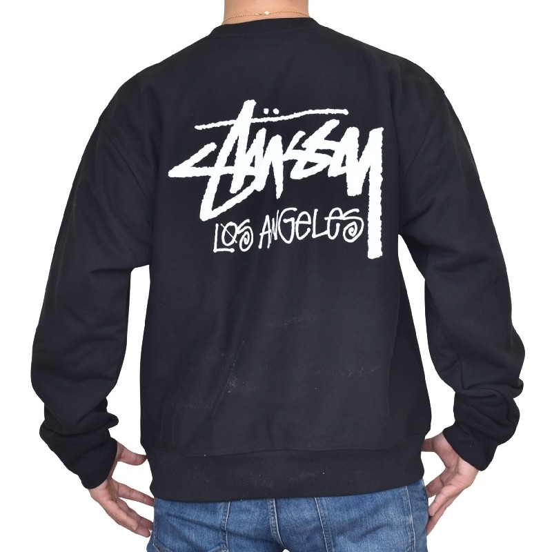 �礭����������� STUSSY ���ƥ塼���� ���롼�ͥå� �������åȥ���� LA���� �����󥼥륹 Los Angeles XL XXL