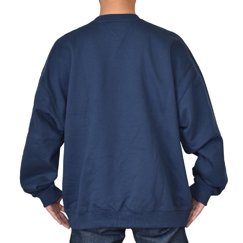 SALE礭 TOMMY HILFIGER JEANS ȥߡҥե åȥ ץ륪С 롼ͥå ȥ졼ʡ ΢ ݥ ӥå륨å XL XXL