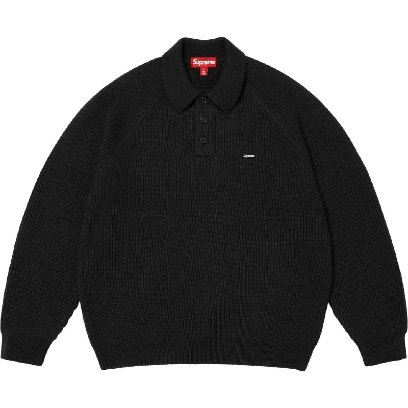 �礭�������� ��� Supreme ����ץ꡼�� Small Box Polo Sweater ���⡼��ܥå��� �ݥ��������� �˥å� XL