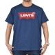 �礭�������� ��� LEVI'S �꡼�Х��� Batwing Logo Graphic T-Shirt ���롼�ͥå� Ⱦµ�ԥ���� �ե���ȥ��� ���ᥫ�� STANDARD FIT XXL