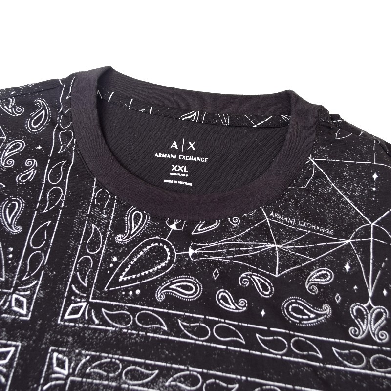 �礭�������� ��� ����ޡ��˥����������� A/X ARMANI EXCHANGE ���롼�ͥå� �ڥ����꡼�ץ��� Ⱦµ�ԥ���� REGULAR FIT XXL