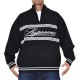 �礭�������� ��� Supreme ����ץ꡼�� Script Stripe Half Zip Sweater ������ץ� ���ȥ饤�� �ϡ��� ���å� �������� Black XXL