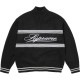 �礭�������� ��� Supreme ����ץ꡼�� Script Stripe Half Zip Sweater ������ץ� ���ȥ饤�� �ϡ��� ���å� �������� Black XXL