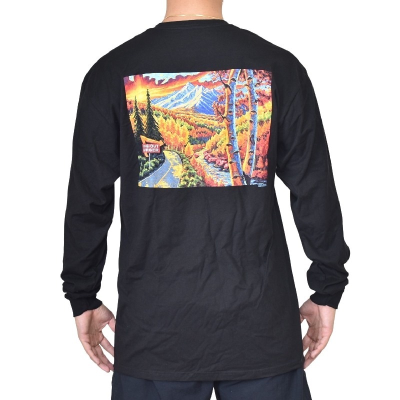 �礭�������� ��� IN-N-OUT BURGER ���󥢥�ɥ����ȥС����� Ĺµ�ԥ���� ����� COLORADO ������� �� �֥�å� XL XXL XXXL