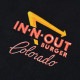 �礭�������� ��� IN-N-OUT BURGER ���󥢥�ɥ����ȥС����� Ĺµ�ԥ���� ����� COLORADO ������� �� �֥�å� XL XXL XXXL