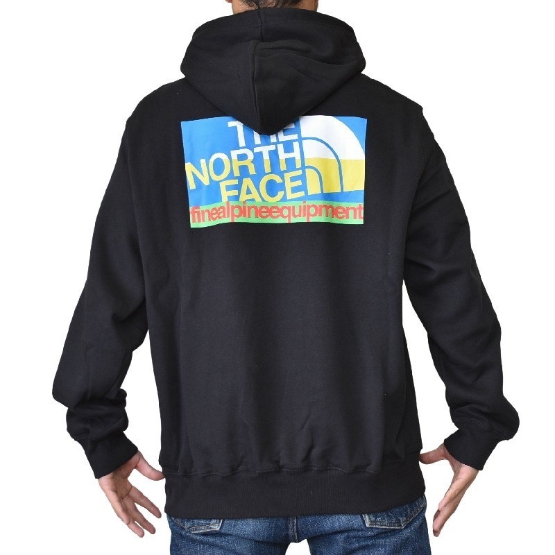 ��SALE���礭�������� ��� �Ρ����ե����� THE NORTH FACE �ץ륪���С� �ѡ����� ΢���� �������å� �ա��ǥ��� �Хå��ץ���  �� �֥�å� �� �ۥ磻�� GRAPHIC INJECTION HOODIE USA��ǥ� XL XXL XXXL