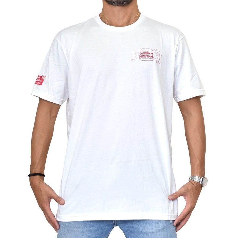 �礭�������� ��� IN-N-OUT BURGER ���󥢥�ɥ����ȥС����� Ⱦµ�ԥ���� MENU ��˥塼 �� �ۥ磻�� XL XXL XXXL 