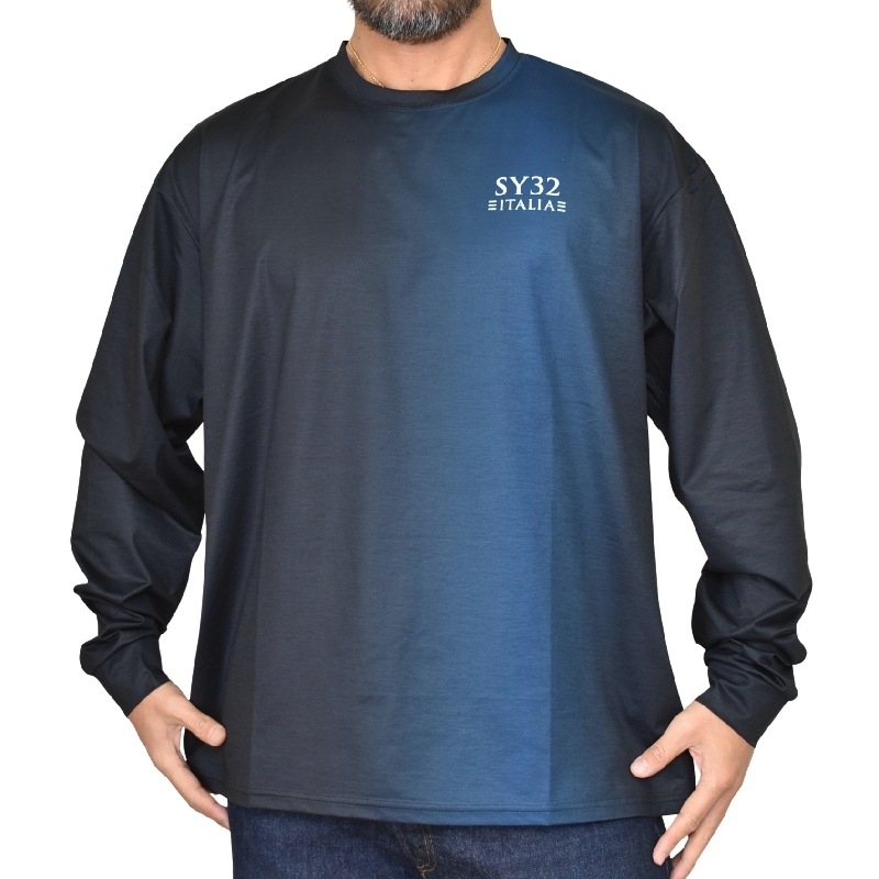  礭  SY32 by SWEET YEARS ȥ䡼 GRADATION BIG LOGO L/S TEE T Ĺµԥ XXXL XXXXL