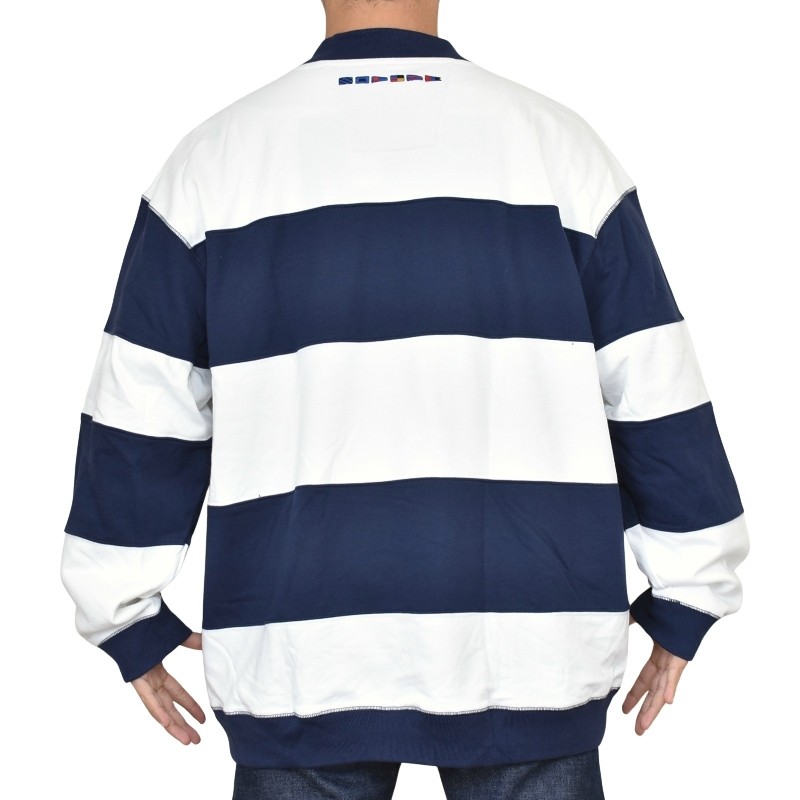 �礭�������� ��� NAUTICA �Ρ��ƥ��� �Ρ����� �ϡ��ե��å� �������åȥ���� �ܡ����� ���ݥ���� colorblock half-zip pullover XXL