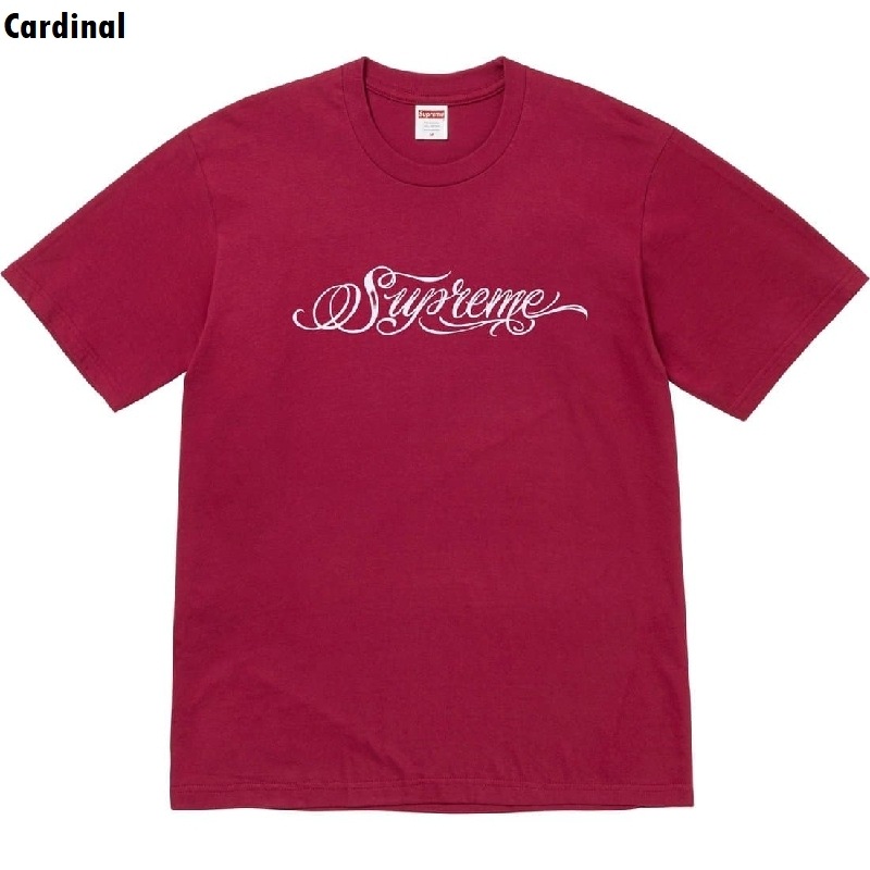�礭�������� ��� Supreme ����ץ꡼�� Script Tee Ⱦµ T����� XXL