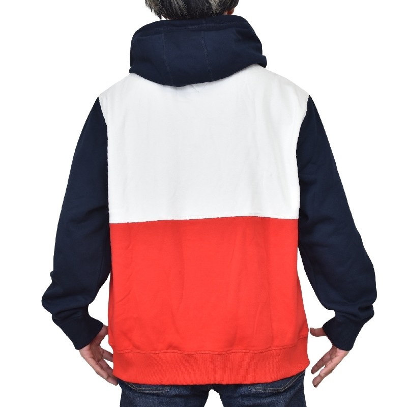 �礭����������� TOMMY HILFIGER �ȥߡ��ҥ�ե����� Embroidered Tommy Logo Hoodie ���顼�֥��å� �ץ륪���С� �������å� �ա��ǥ��� ΢���� �ۿ� �ڤ��ؤ� ���� Ĺµ �ȥåץ� XXL