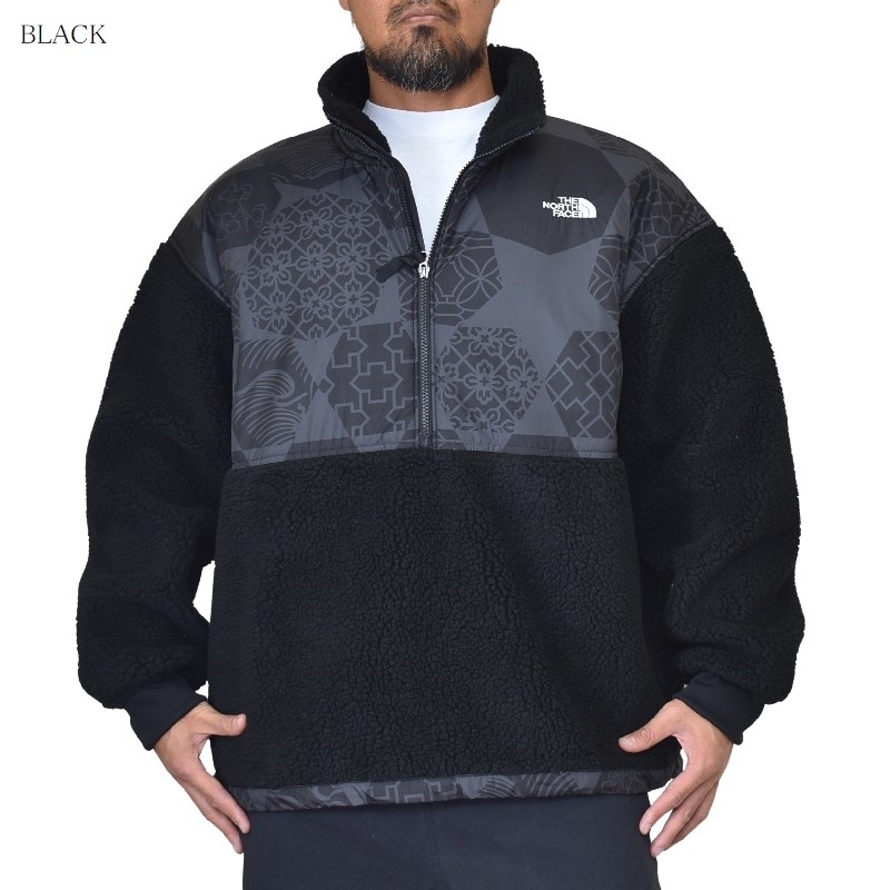 SALE 礭  Ρե THE NORTH FACE ϡեå ץ륪С ե꡼㥱å  PRINTED PLATTE SHERPA 1/4 ZIP XL XXL