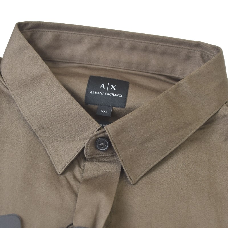�礭�������� ��� ����ޡ��˥����������� A/X ARMANI EXCHANGE ���ݥ���� Ĺµ����� SLIM FIT XXL