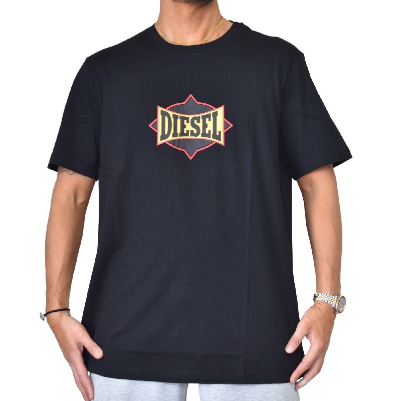 送料無料】DIESEL ディーゼル メンズクルーネックTシャツ Sサイズ｜男性用 
