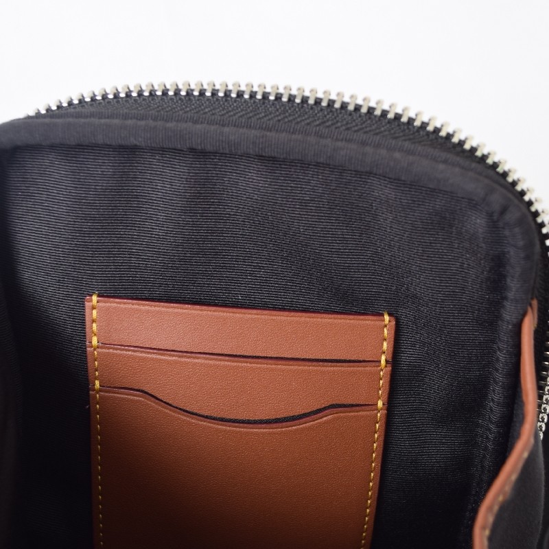 COACH コーチ ショルダーバッグ ポーチ 小さめ シグネチャー デニム