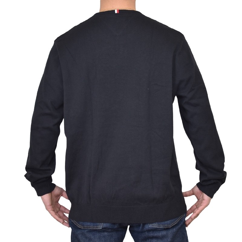 �礭����������� �ȥߡ��ҥ�ե����� TOMMY HILFIGER ���롼�ͥå� ���åȥ� Ĺµ �ȥåץ� �ե�å����� ���ݥ���Ȼɽ� �ݼ� Classic Crewneck Sweater XXXL XXL