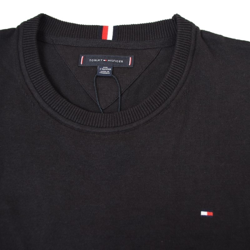 �礭����������� �ȥߡ��ҥ�ե����� TOMMY HILFIGER ���롼�ͥå� ���åȥ� Ĺµ �ȥåץ� �ե�å����� ���ݥ���Ȼɽ� �ݼ� Classic Crewneck Sweater XXXL XXL