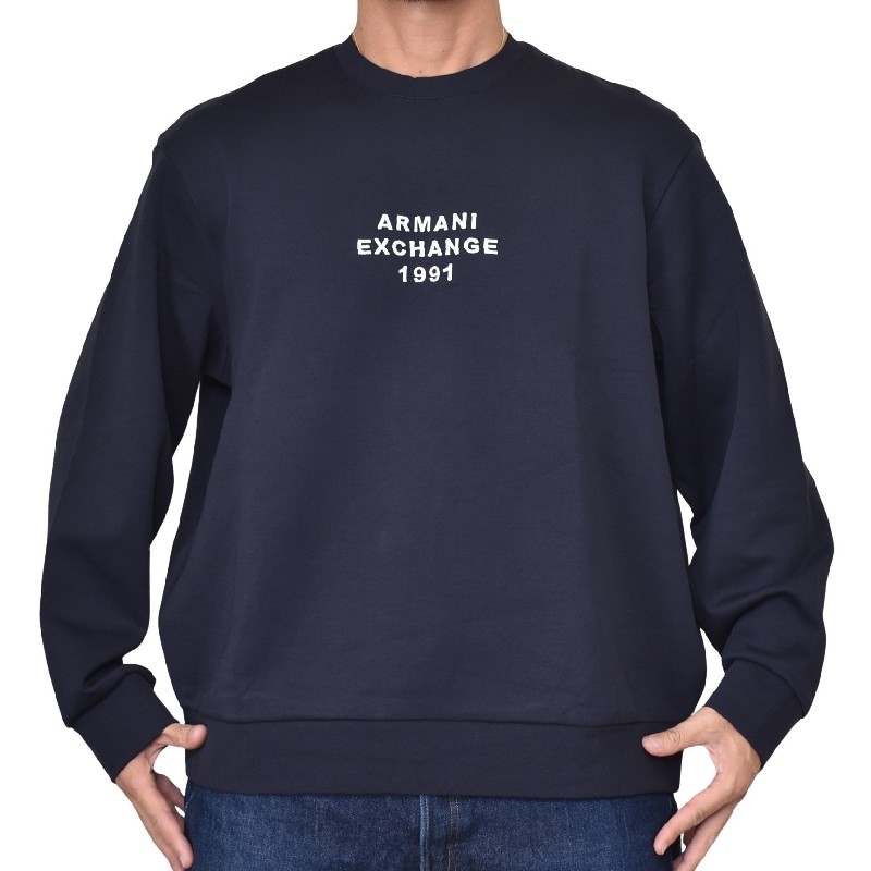 �礭�������� ��� ����ޡ��˥����������� A/X ARMANI EXCHANGE ���ݥ���Ȼɽ� ���롼�ͥå� �ץ륪���С� XL XXL