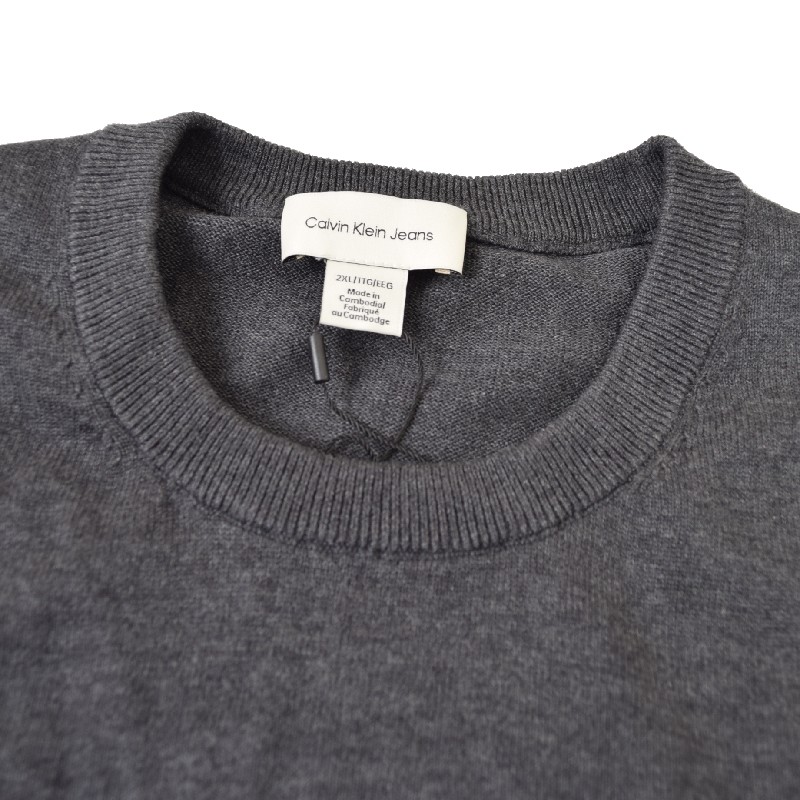 �礭�������� ��� CK ����Х󥯥饤�󥸡��� Calvin Klein Jeans ���㥬���� �ӥå�cK�����ɽ� ���åȥ� �˥å� �������� XXL