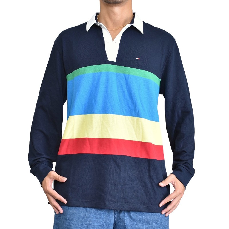 トミーヒルフィガー　ラガーシャツ　オーバーサイズ SALE】 大きいサイズメンズ TOMMY HILFIGER トミーヒルフィガー
