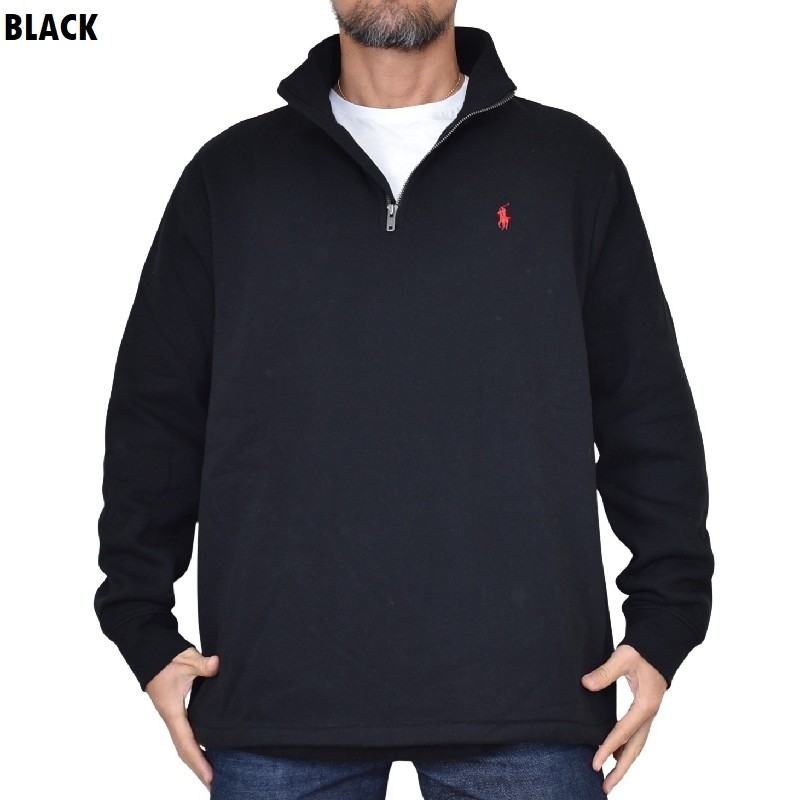 �礭�������� ��� �ݥ����ե������ POLO RALPH LAUREN �ϡ��ե��å� �������åȥ���� ���ݥ���Ȼɽ� �ͥ��ӡ� ���졼 �� �֥�å� XXL