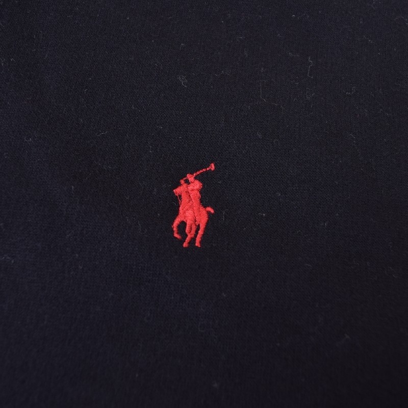 �礭�������� ��� �ݥ����ե������ POLO RALPH LAUREN �ϡ��ե��å� �������åȥ���� ���ݥ���Ȼɽ� �ͥ��ӡ� ���졼 �� �֥�å� XXL