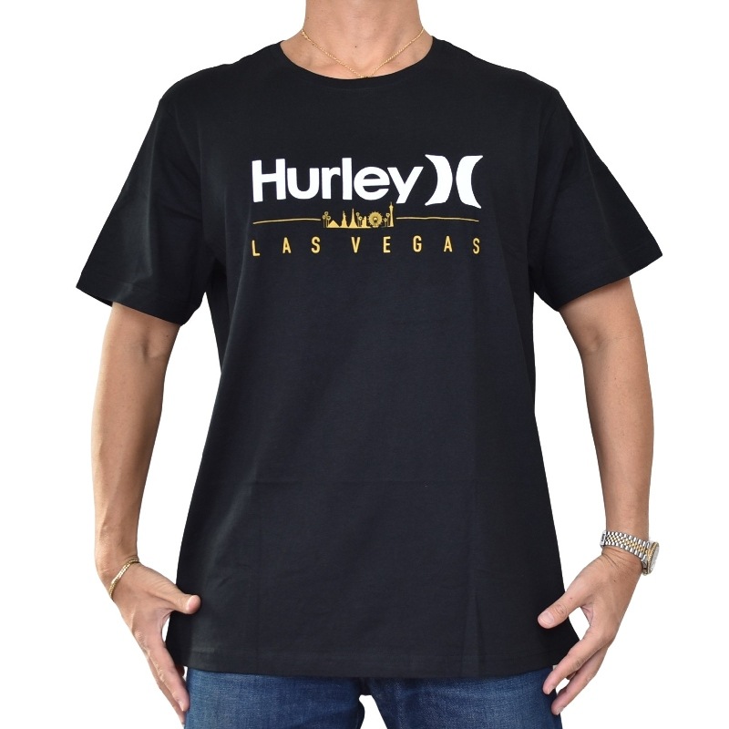 礭  Hurley ϡ졼 Ⱦµ ԥ ݥå ץ  ֥å 饹٥ USAǥ XL XXL