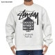 �礭����������� STUSSY ���ƥ塼���� ���롼�ͥå� �������åȥ���� �ɡ��С����ȥ꡼�ȥޡ����å� LA���� �����󥼥륹 Los Angeles DSM WORLD TOUR CREW XL XXL