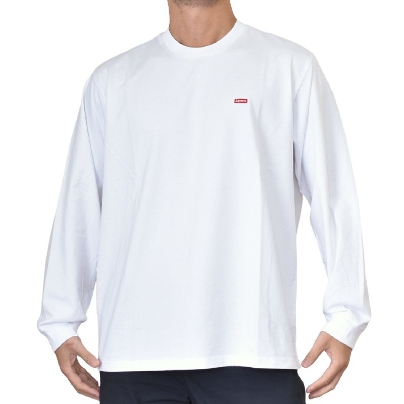 �礭�������� ��� Supreme ����ץ꡼�� Small Box L/S Tee ���⡼��ܥå��� ����T Ĺµ�ԥ���� �� �ۥ磻�� XXL