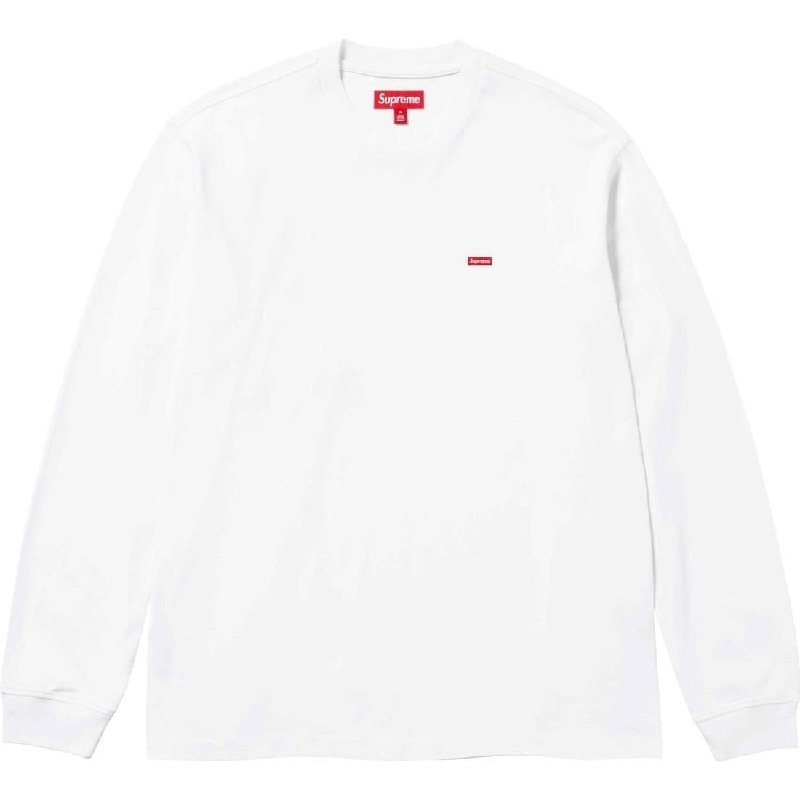 �礭�������� ��� Supreme ����ץ꡼�� Small Box L/S Tee ���⡼��ܥå��� ����T Ĺµ�ԥ���� �� �ۥ磻�� XXL