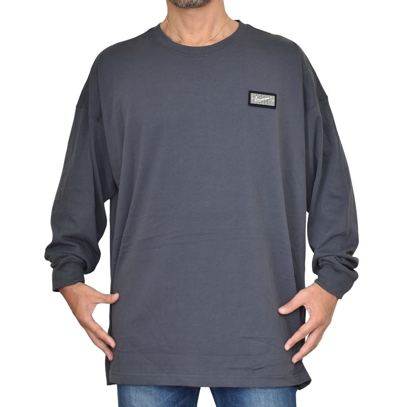 �礭�������� ��� NIKE �ʥ��� ���롼�ͥå� �ץ졼�ȥ��� Ĺµ�ԥ���� ����T �إӡ��������� LOOSE FIT �ӥå����륨�å� USA��ǥ� Devin Booker Long-Sleeve Basketball T-Shirt XL XXL