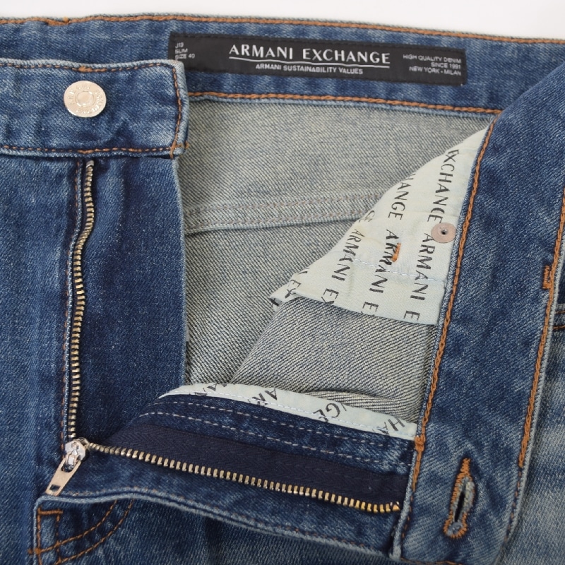 �礭�������� ��� ����ޡ��˥����������� A/X ARMANI EXCHANGE �ǥ˥�ѥ�� ������ �����ѥ� �桼���ɲù� ���᡼�� ����� ���ȥ�å� SLIM 40�����