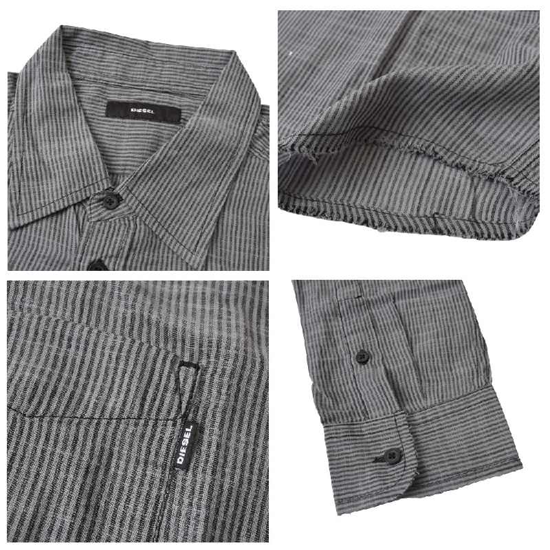 ��SALE�� �礭�������� ��� DIESEL �ǥ������� �����奢�� Ĺµ����� ���ȥ饤�� ���� S-STRYPED �� �� �֥�å� �֥롼 XXL