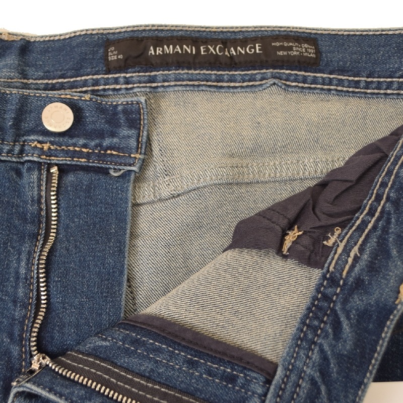 �礭�������� ��� ����ޡ��˥����������� A/X ARMANI EXCHANGE �ǥ˥�ѥ�� ������ �����ѥ� �桼���ɲù� ���᡼�� ����� ���ȥ�å� SLIM 40�����