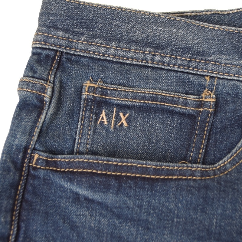 �礭�������� ��� ����ޡ��˥����������� A/X ARMANI EXCHANGE �ǥ˥�ѥ�� ������ �����ѥ� �桼���ɲù� ���᡼�� ����� ���ȥ�å� SLIM 40�����