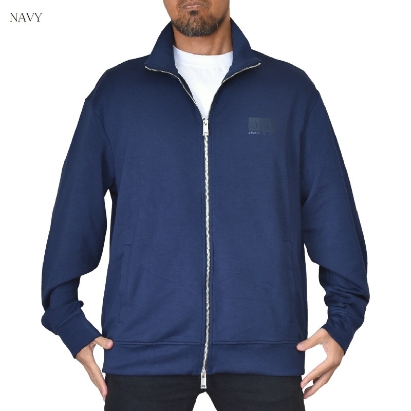 エンポリオ　アルマーニ　ネイビー カジュアル ジップアップジャケット　50 Giorgio Armani ジップアップジャケット サイズ50 ネイビー