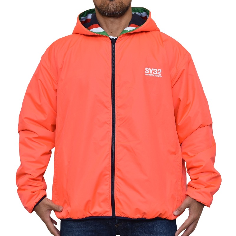 ��SALE�ۡ������� �礭�������� ��� SY32 by SWEET YEARS ���������ȥ��䡼�� ��С����֥� �ե꡼�� �ե른�å� ���㥱�å� REVERSIBLE FLEECE ZIP HOODIE XXXL XXXXL