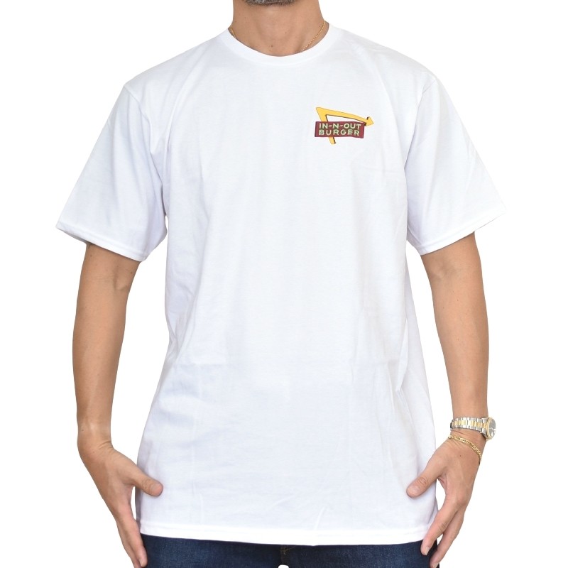 �礭�������� ��� IN-N-OUT BURGER ���󥢥�ɥ����ȥС����� Ⱦµ�ԥ���� �� �ۥ磻�� 75��ǯ��ǰ XL XXL