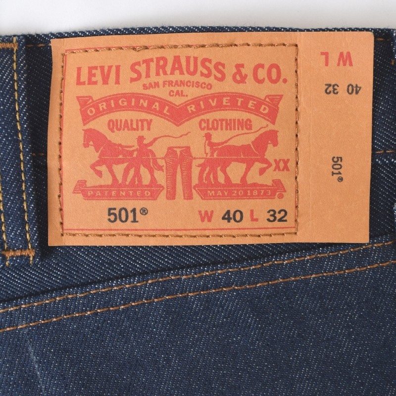 �礭�������� ��� LEVI'S �꡼�Х��� 501 �ꥸ�å� ̤���� ���ꥸ�ʥ� �ܥ���ե饤 ���ȥ졼�� ������ �ǥ˥�ѥ�� ���ᥫ�� ���ȥ꡼�ȷ� B�� USA��ǥ� w40 w42 w44