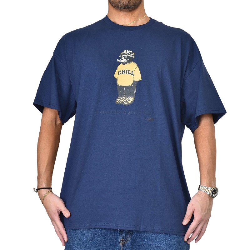 �礭�������� ��� EYEDY �����ǥ��� CHILL BP Ⱦµ�ԥ���� �ץ��� �ͥ��ӡ� �� �ۥ磻�� XXL XXXL 