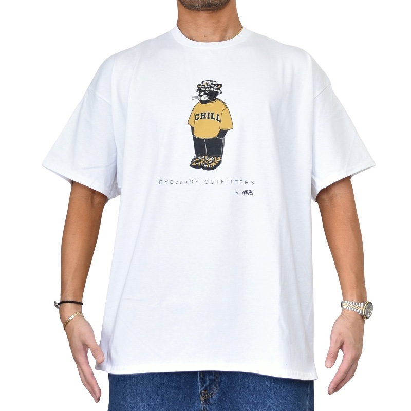 �礭�������� ��� EYEDY �����ǥ��� CHILL BP Ⱦµ�ԥ���� �ץ��� �ͥ��ӡ� �� �ۥ磻�� XXL XXXL 