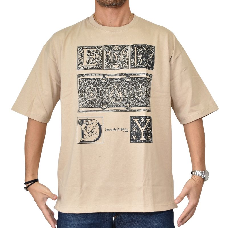 ��SALE���礭�������� ��� EYEDY �����ǥ��� GOTHIC Ⱦµ�ԥ���� �ӥå����륨�å� �� �� �֥�å� �ۥ磻�� �١����� XL XXL