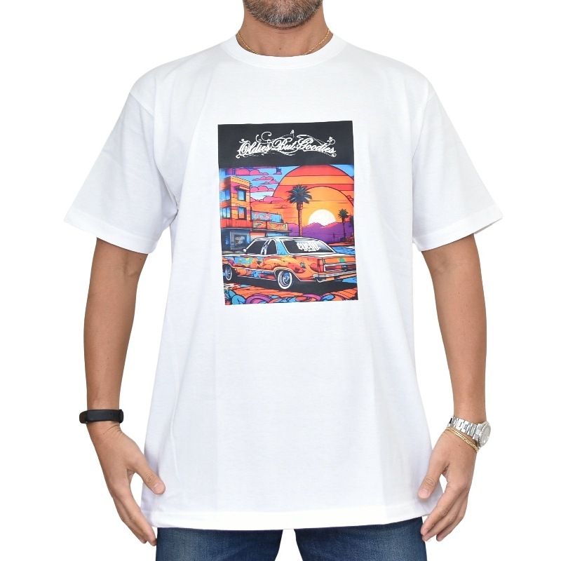 ��SALE�� �礭�������� ��� EYEDY �����ǥ��� CAR Ⱦµ�ԥ���� �� �֥�å� �� �ۥ磻�� XXL XXXL