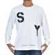 �������� �礭�������� ��� SY32 by SWEET YEARS ���������ȥ��䡼�� STENCIL LOGO L/S TEE ����T Ĺµ�ԥ���� XXXL XXXXL