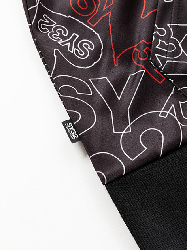 ��SALE���礭�������� ��� SY32 by SWEET YEARS ���������ȥ��䡼�� ���� �ץ��� �������åȥ��åץѡ����� �ա��ǥ��� PE PRINT SWEAT PARKA XXXL XXXXL