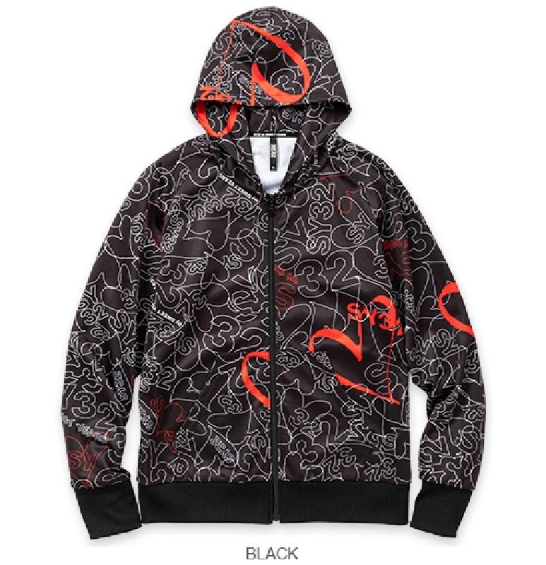 ��SALE���礭�������� ��� SY32 by SWEET YEARS ���������ȥ��䡼�� ���� �ץ��� �������åȥ��åץѡ����� �ա��ǥ��� PE PRINT SWEAT PARKA XXXL XXXXL