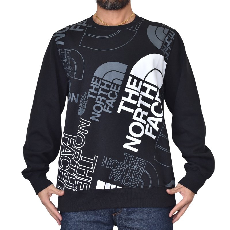 �礭�������� ��� �Ρ����ե����� THE NORTH FACE COLOR BLOCK CREW ���롼�ͥå� �������åȥ���� �ȥ졼�ʡ� �ץ륪���С� XL