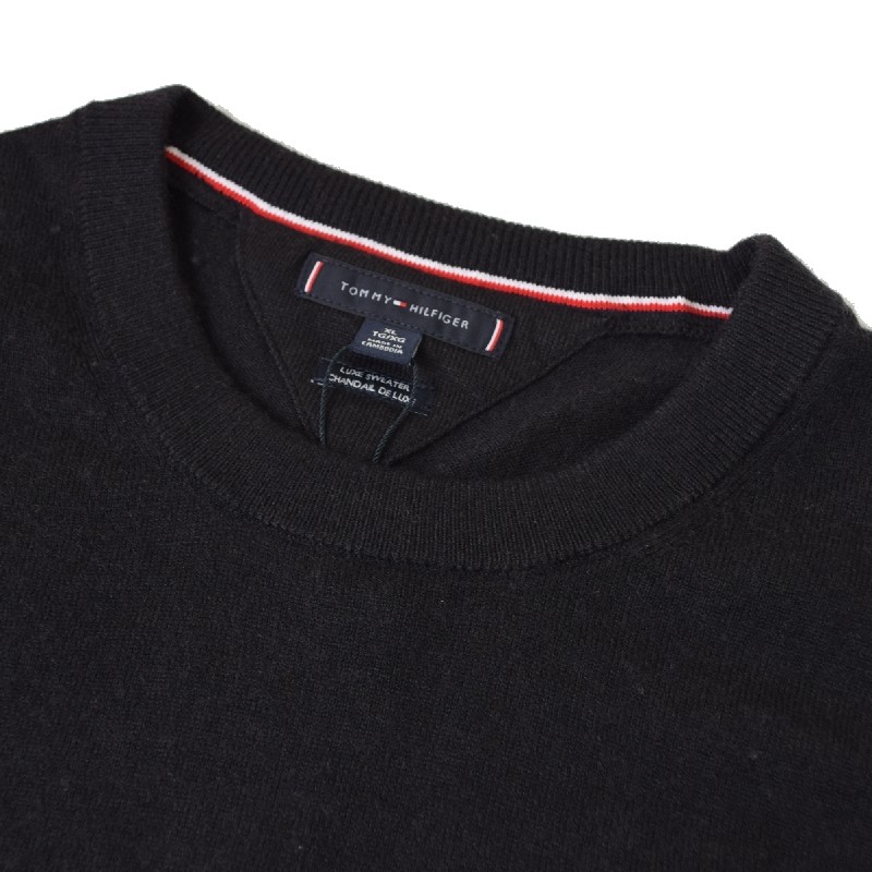 �礭����������� �ȥߡ��ҥ�ե����� TOMMY HILFIGER �������� �˥å� ���롼�ͥå� Ĺµ ���ݥ���Ȼɽ� XL XXL